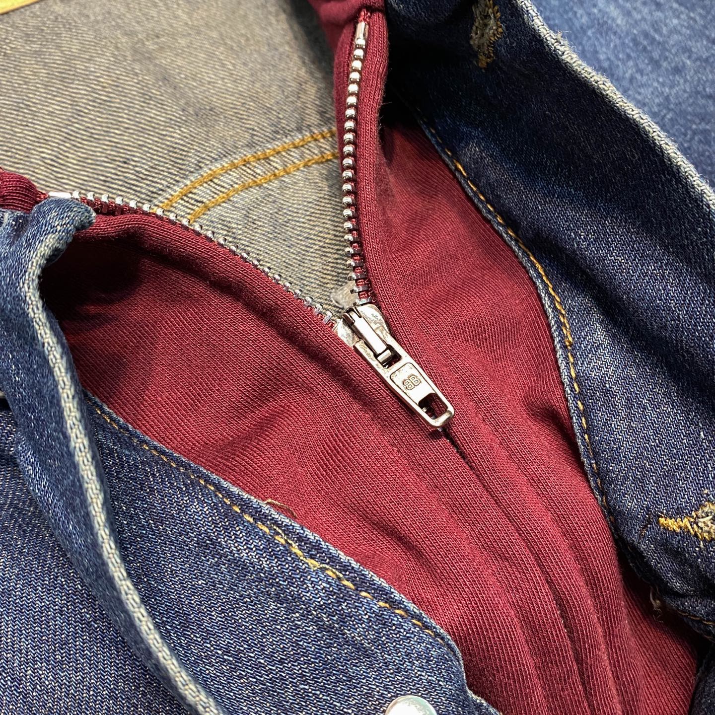 두피스 데님자켓 (two-piece denim jacket)