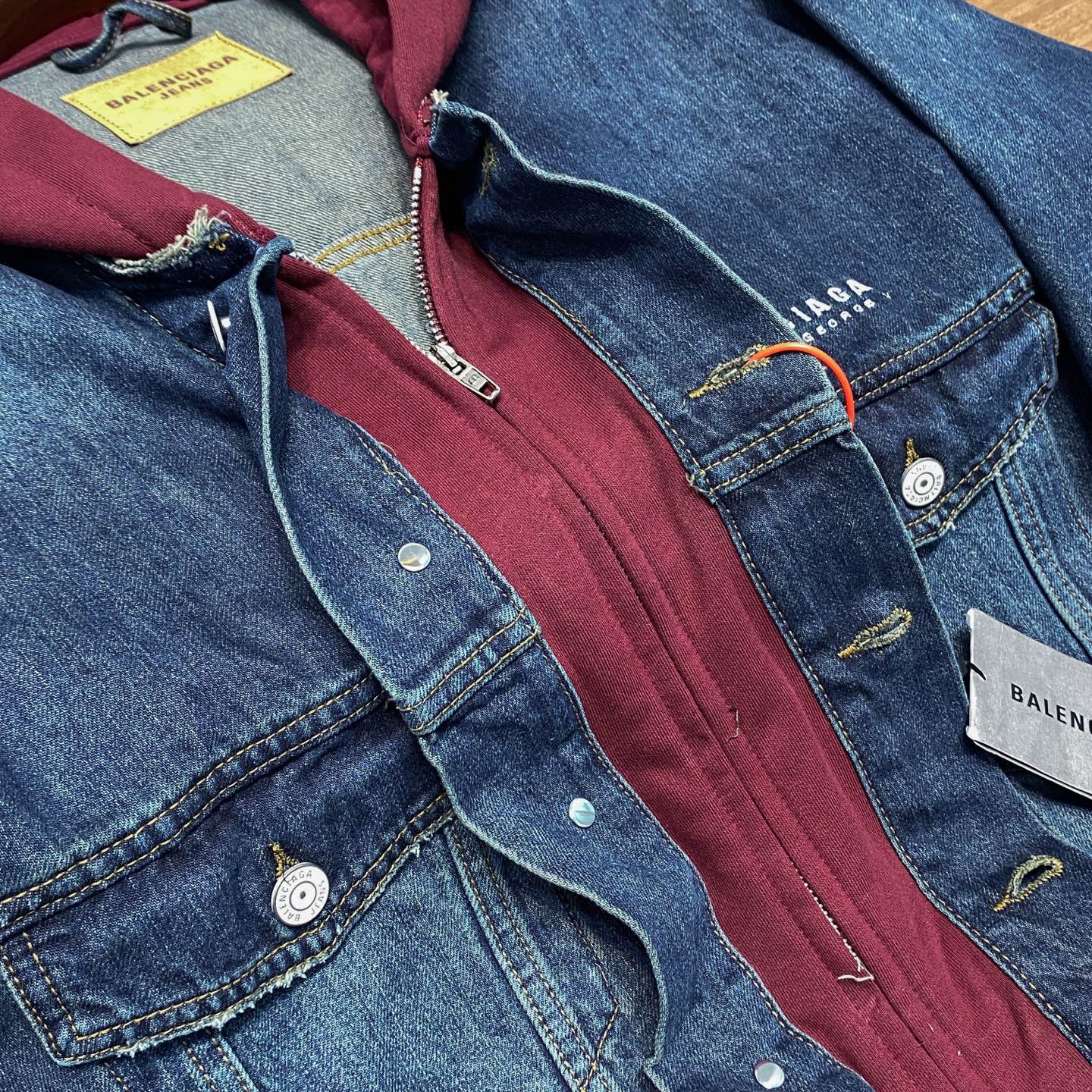 두피스 데님자켓 (two-piece denim jacket)