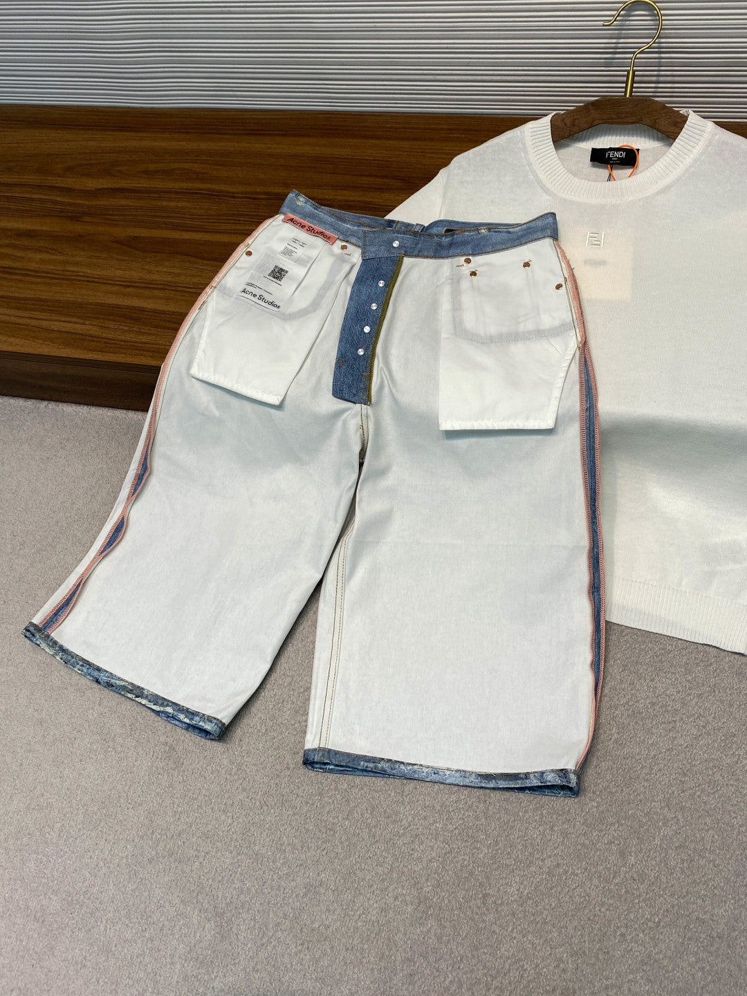 헤비 페멘티드 데님 쇼츠 (Heavy Femented Denim Shorts)