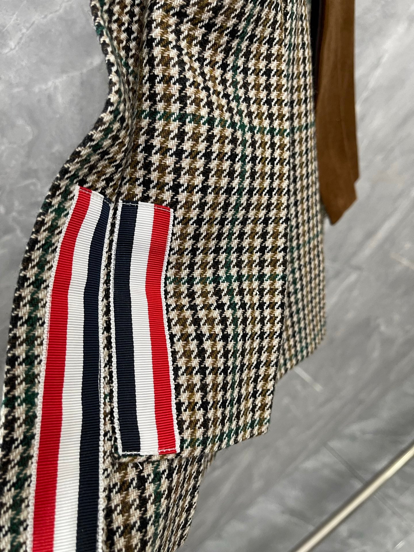 하운드투스 스커트셋업 (Houndstooth skirt set-up)