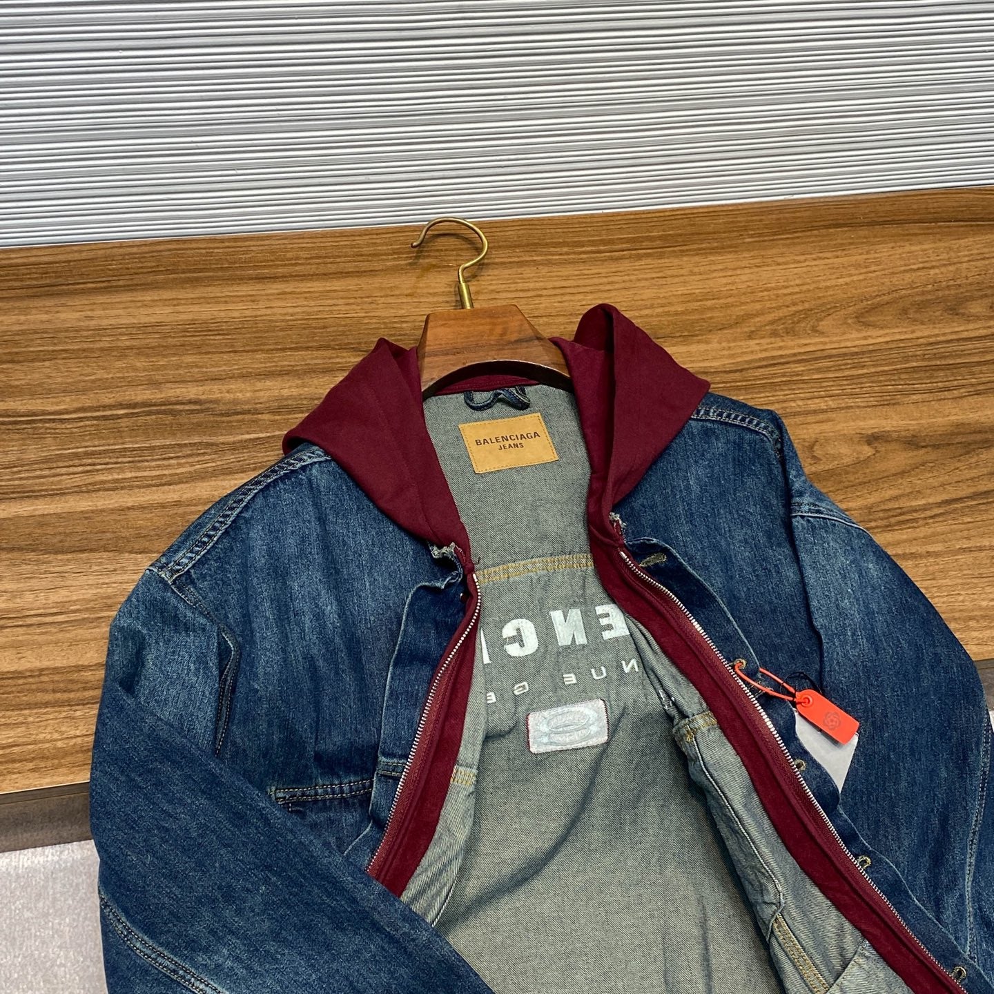 두피스 데님자켓 (two-piece denim jacket)