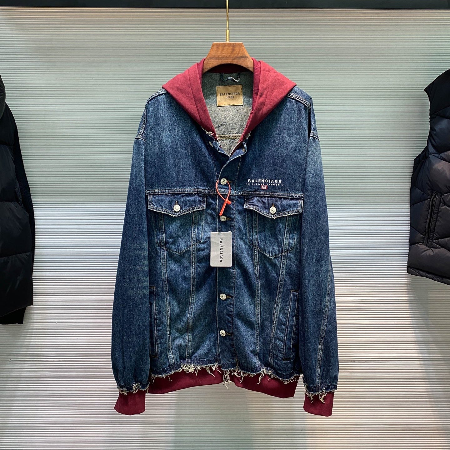 두피스 데님자켓 (two-piece denim jacket)