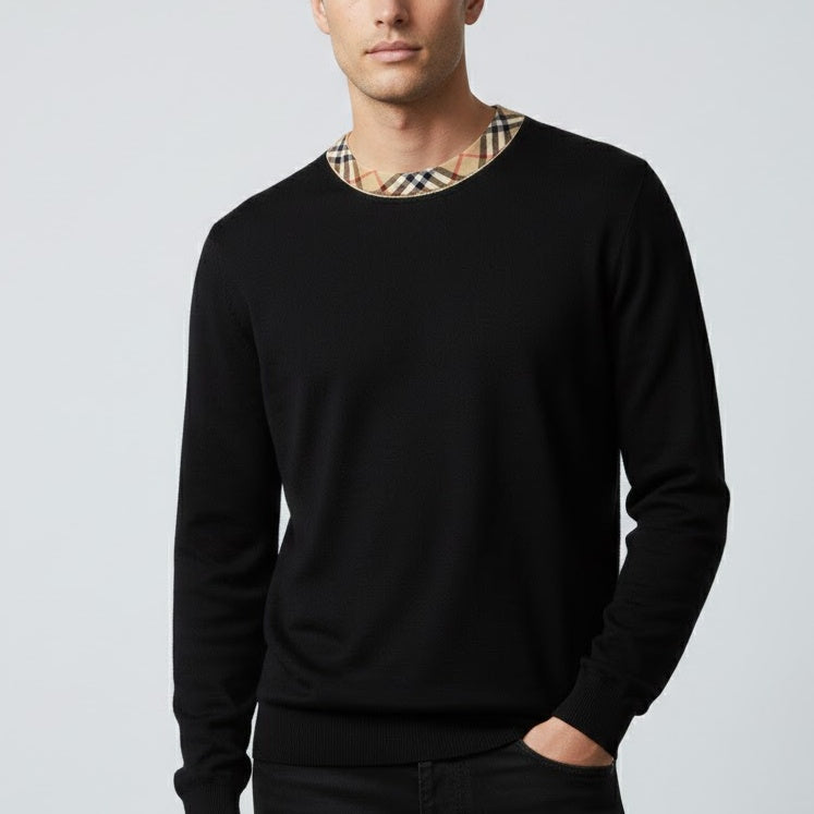 네크라인 니트 (neckline knit)