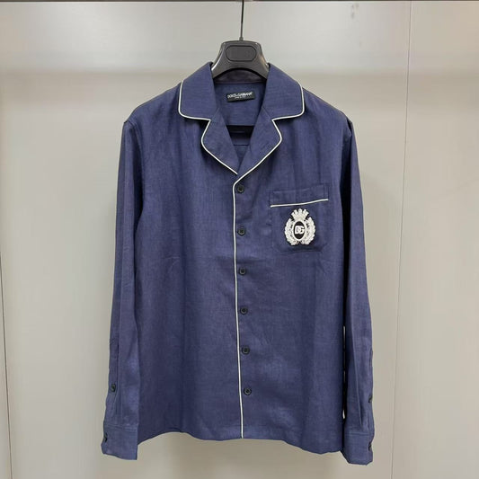 패치워크 린넨셔츠 (Patchwork Linen Shirt)