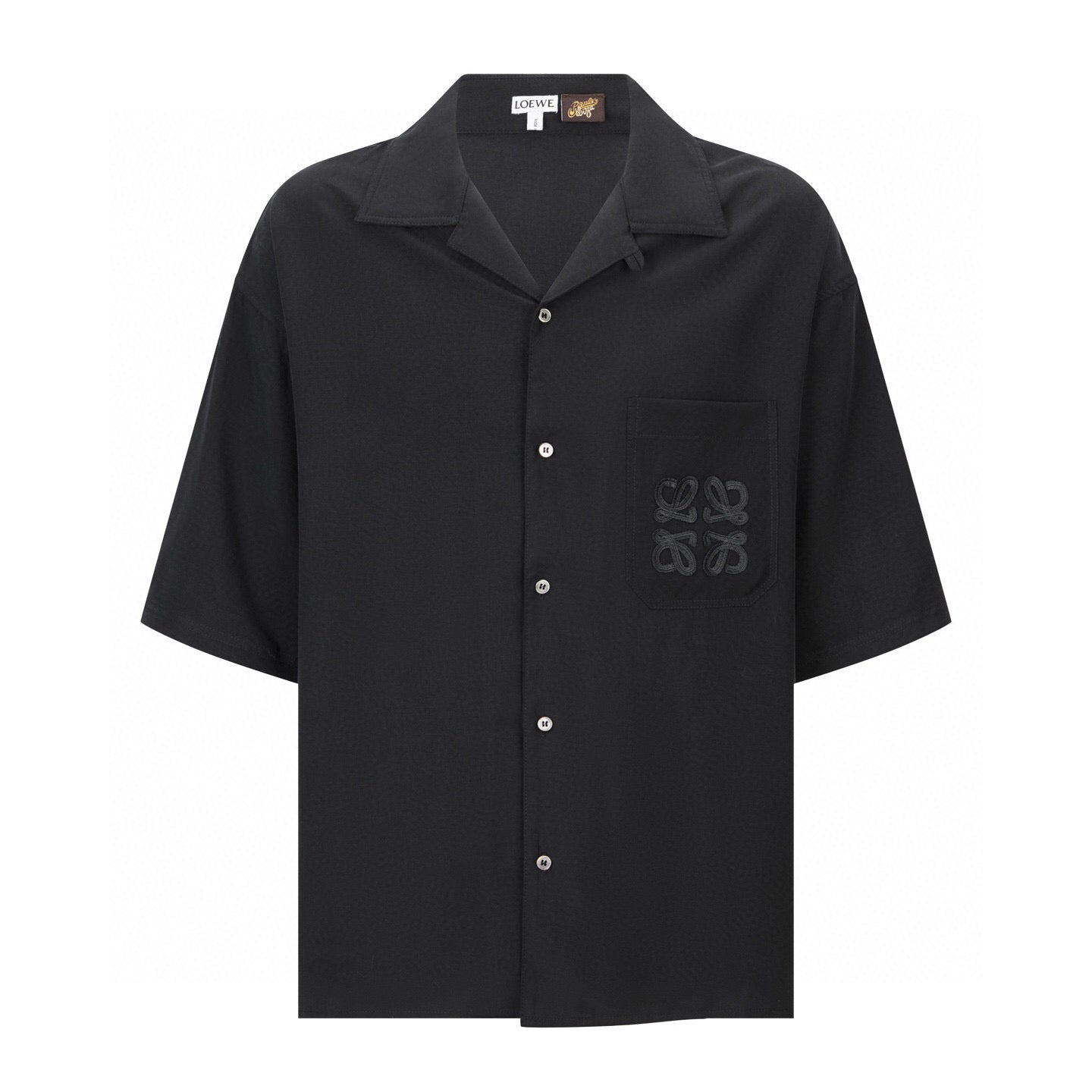 자수 반팔셔츠 (embroidered short sleeve shirt)