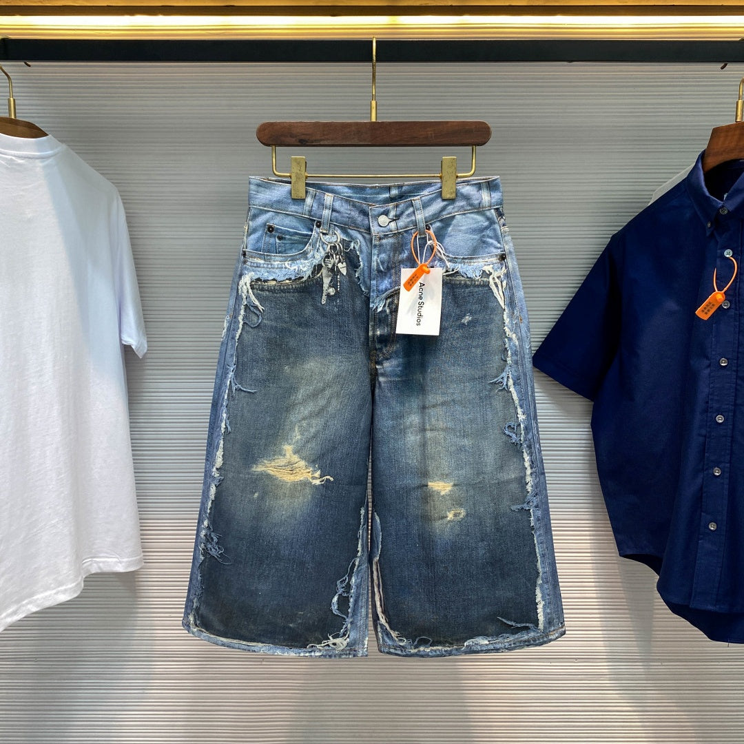 헤비 페멘티드 데님 쇼츠 (Heavy Femented Denim Shorts)
