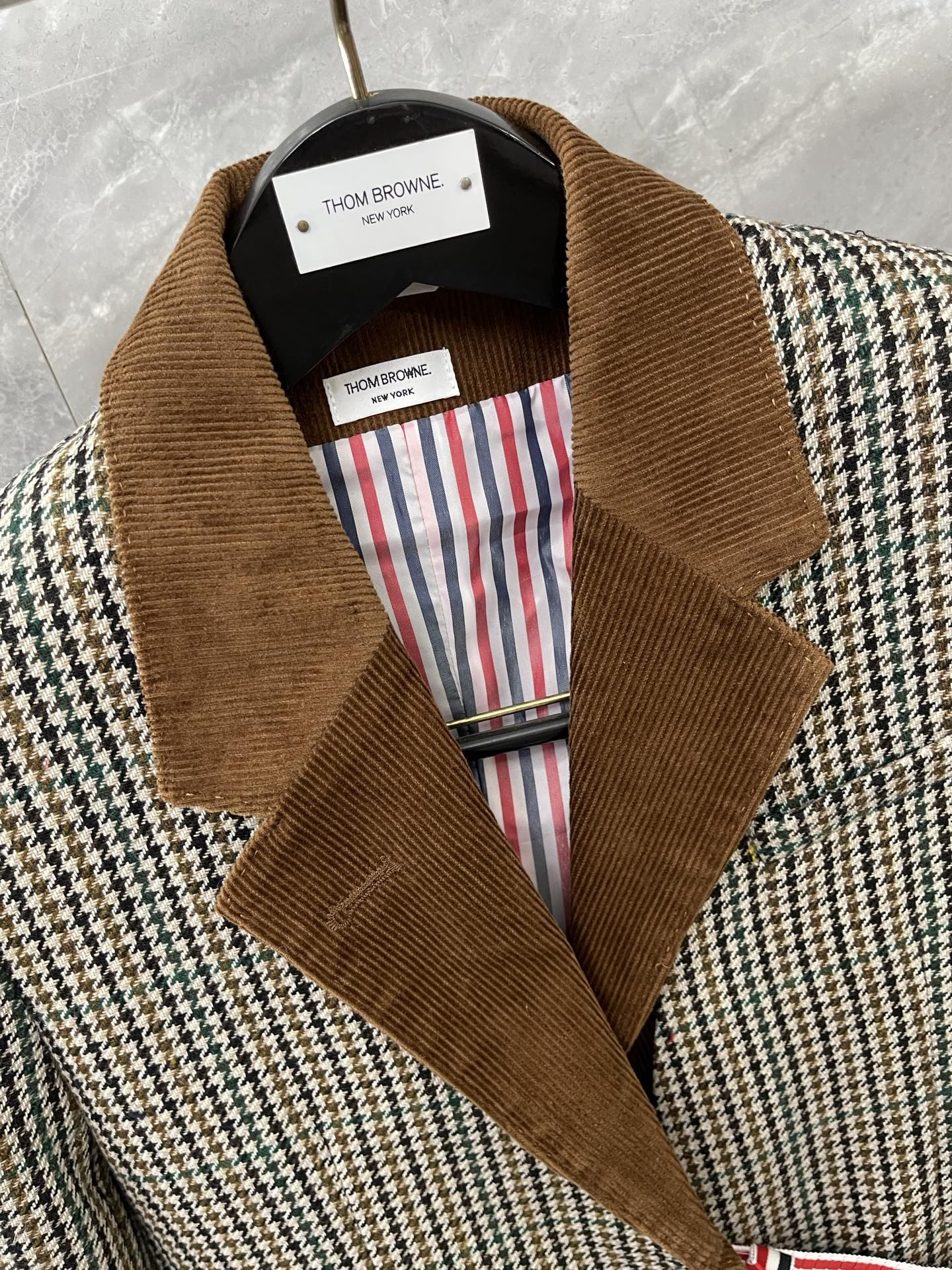 하운드투스 스커트셋업 (Houndstooth skirt set-up)