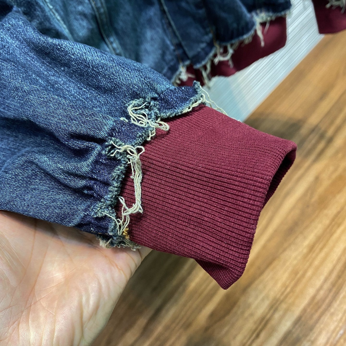 두피스 데님자켓 (two-piece denim jacket)