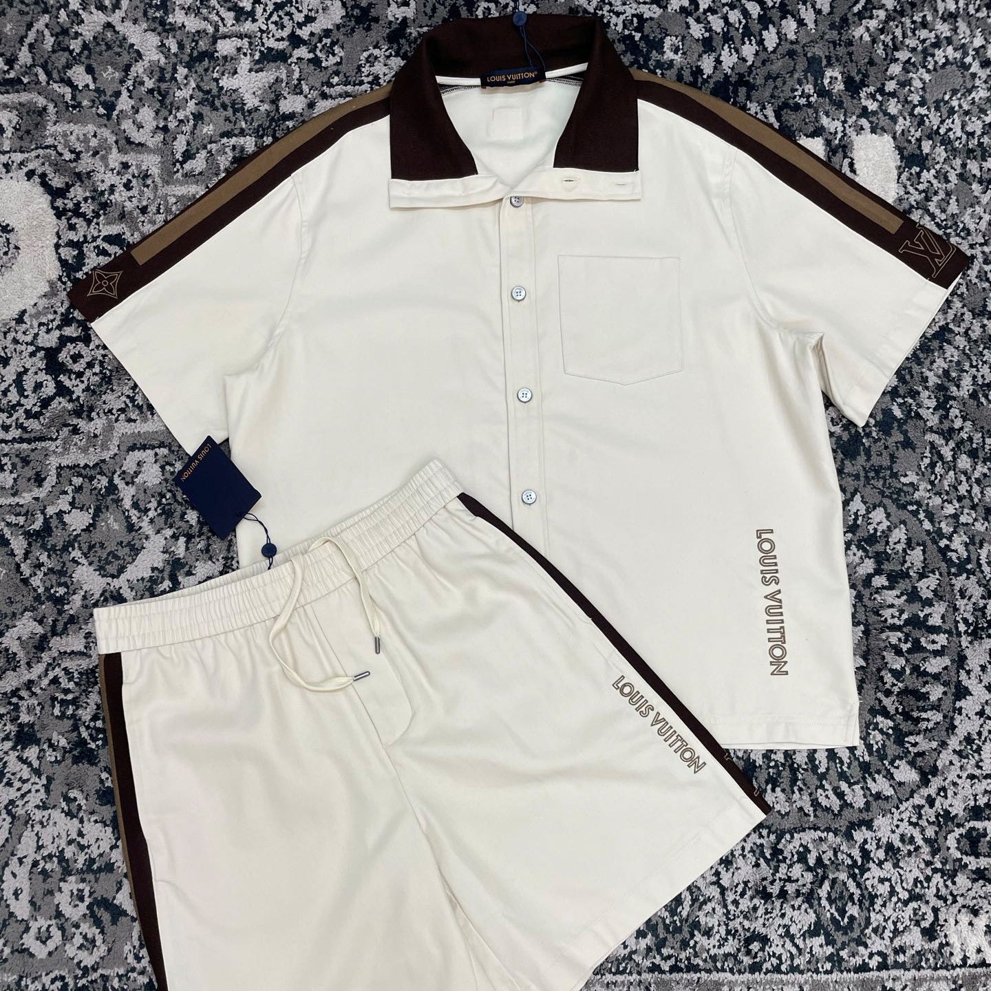 드로스트링 반팔셔츠 (Drawstring short-sleeve shirt)