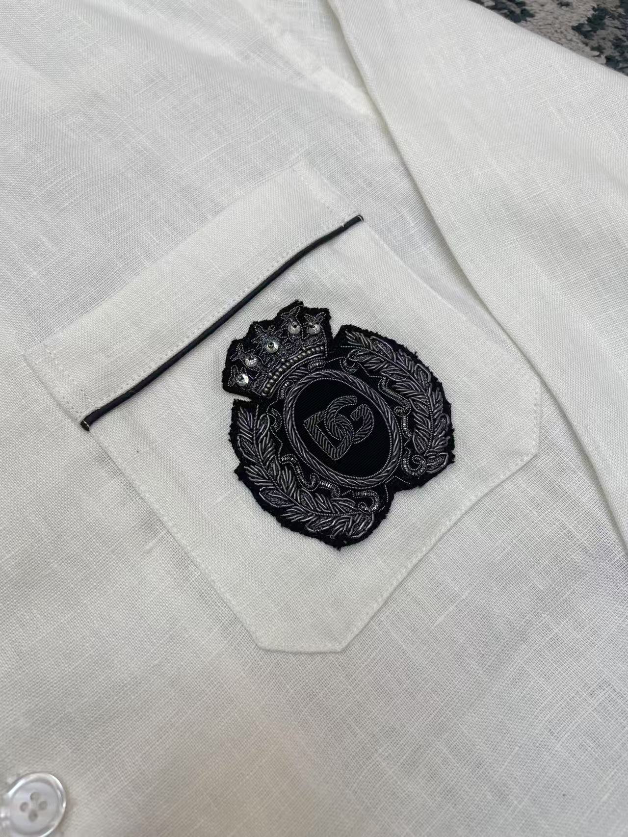 패치워크 린넨셔츠 (Patchwork Linen Shirt)