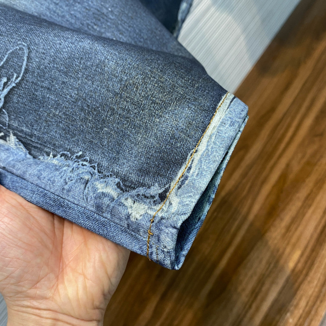 헤비 페멘티드 데님 쇼츠 (Heavy Femented Denim Shorts)
