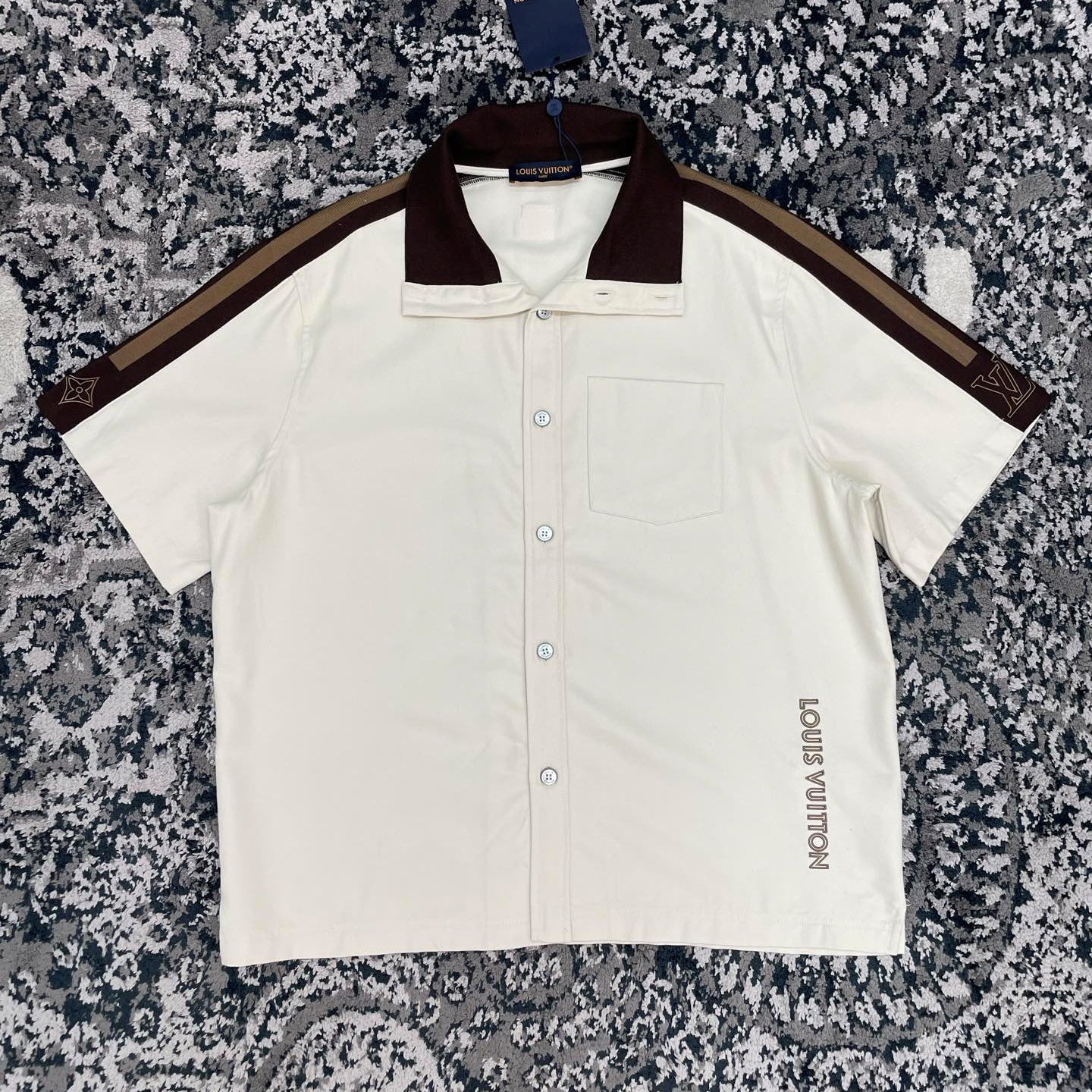 드로스트링 반팔셔츠 (Drawstring short-sleeve shirt)