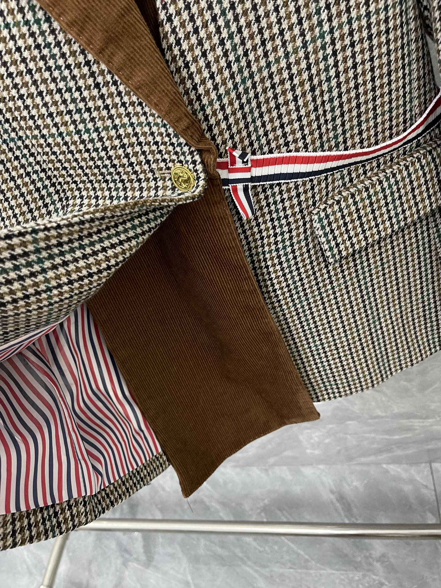 하운드투스 스커트셋업 (Houndstooth skirt set-up)