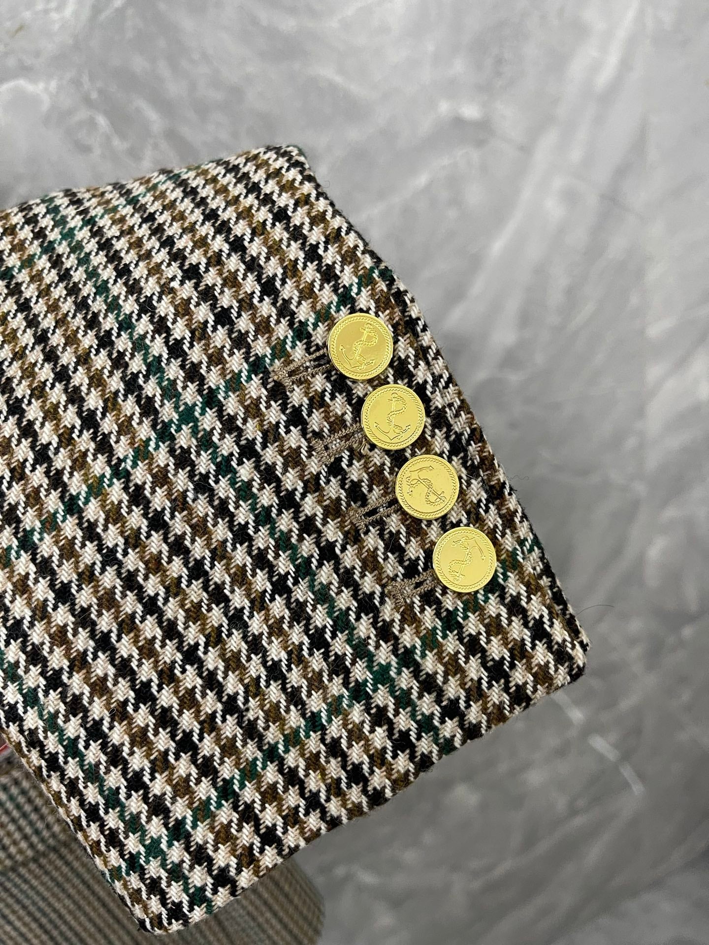 하운드투스 스커트셋업 (Houndstooth skirt set-up)