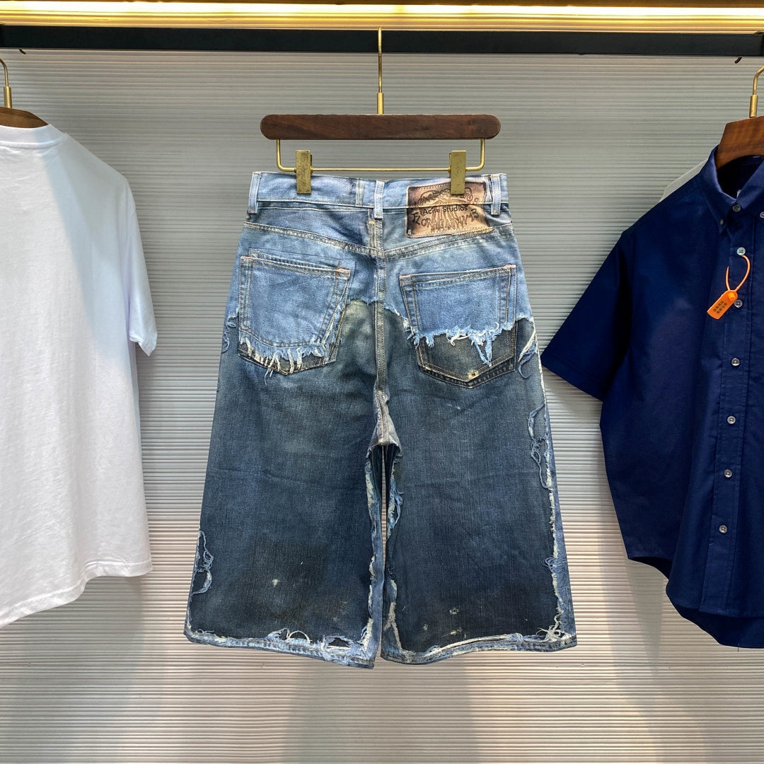 헤비 페멘티드 데님 쇼츠 (Heavy Femented Denim Shorts)