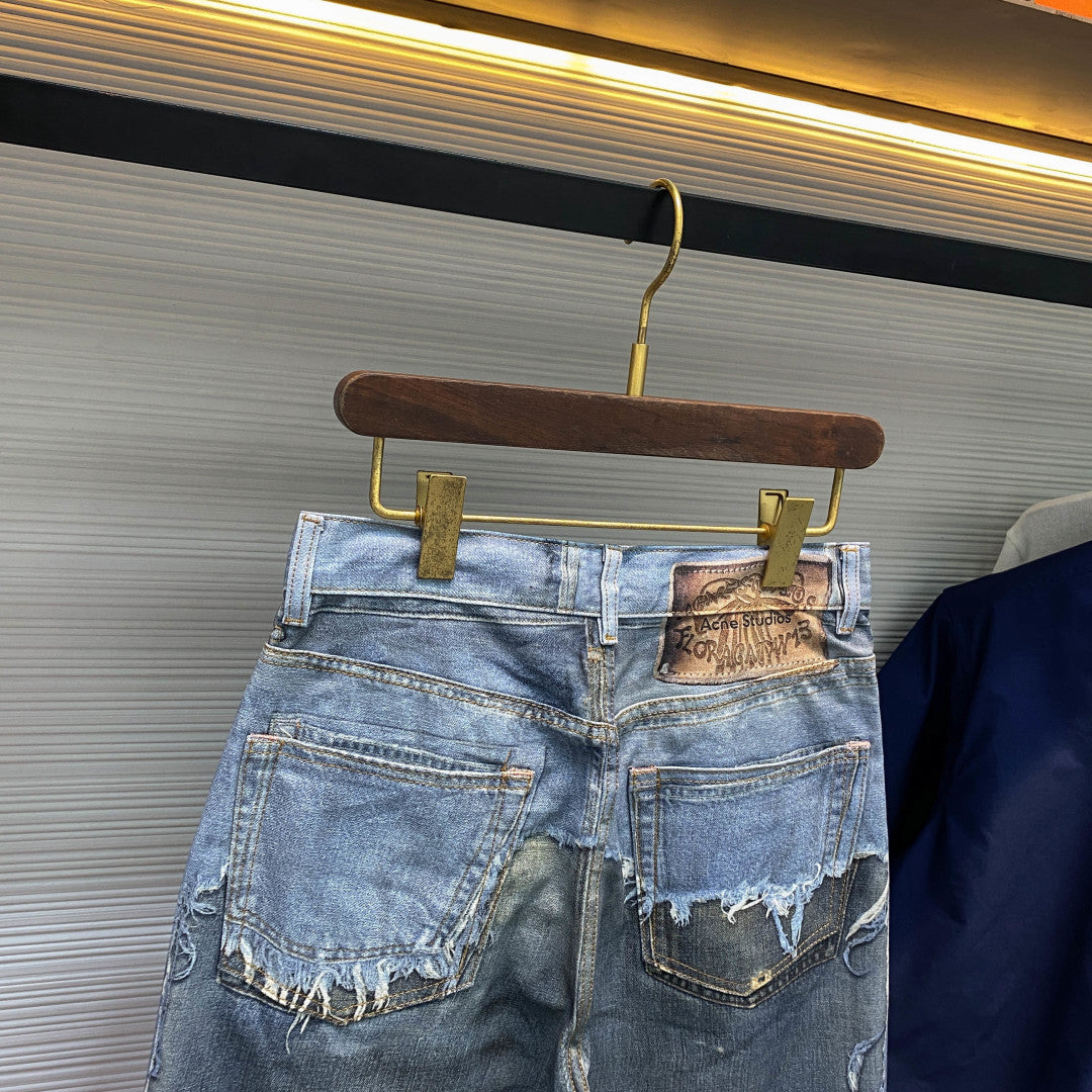 헤비 페멘티드 데님 쇼츠 (Heavy Femented Denim Shorts)