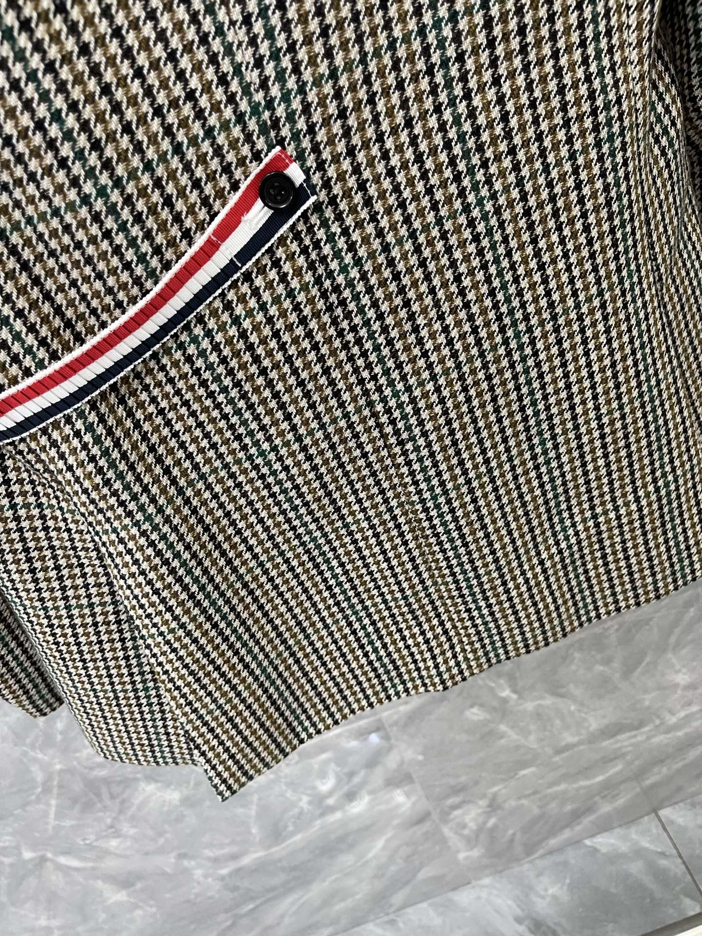 하운드투스 스커트셋업 (Houndstooth skirt set-up)