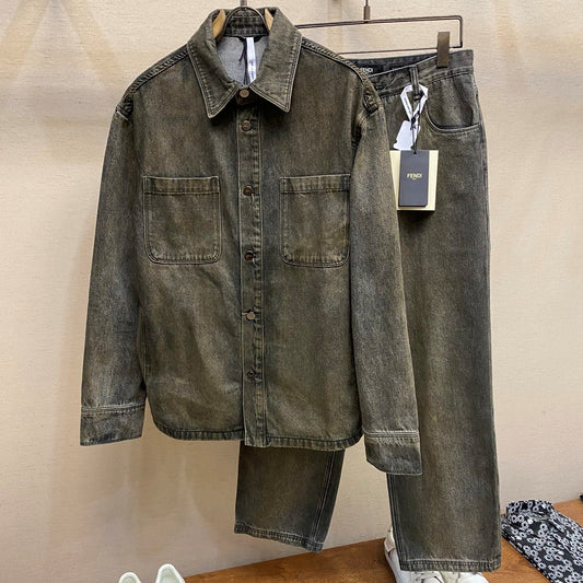 오버다잉 청바지 (overdyed jeans)