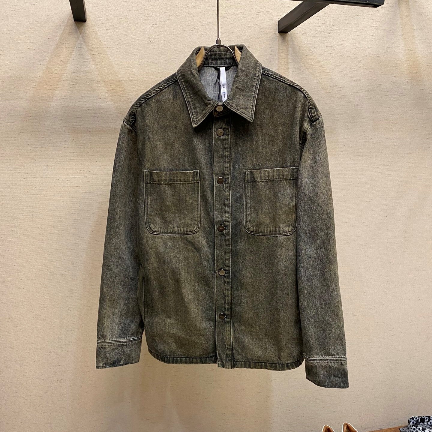 오버다잉 데님자켓 (Overdying denim jacket)