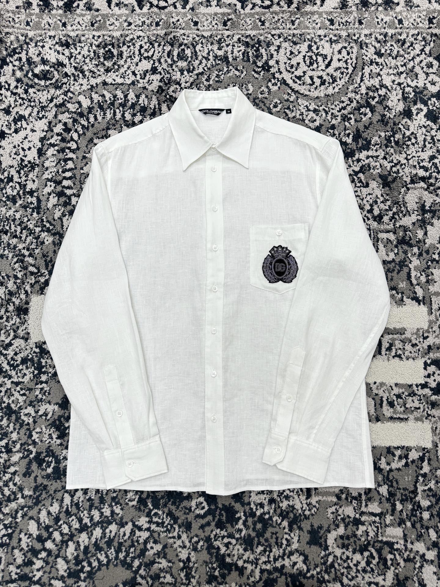 패치워크 린넨셔츠 (Patchwork Linen Shirt)