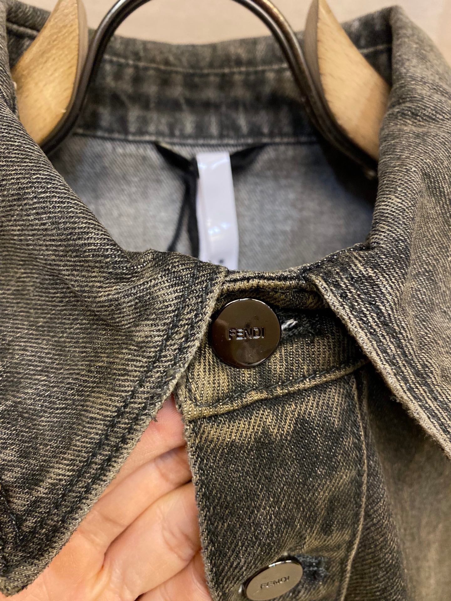 오버다잉 데님자켓 (Overdying denim jacket)