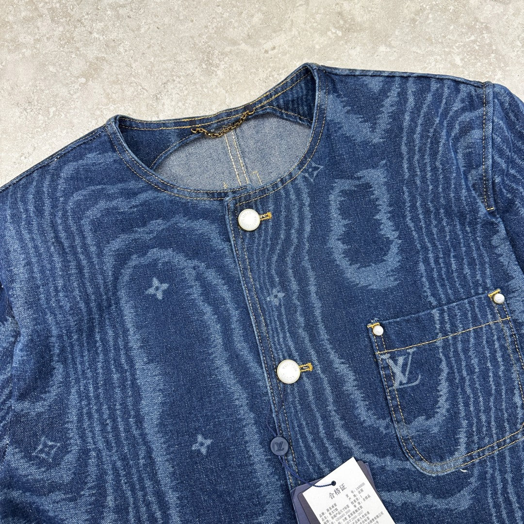 리버스 카라리스자켓 (Reverse collarless jacket)