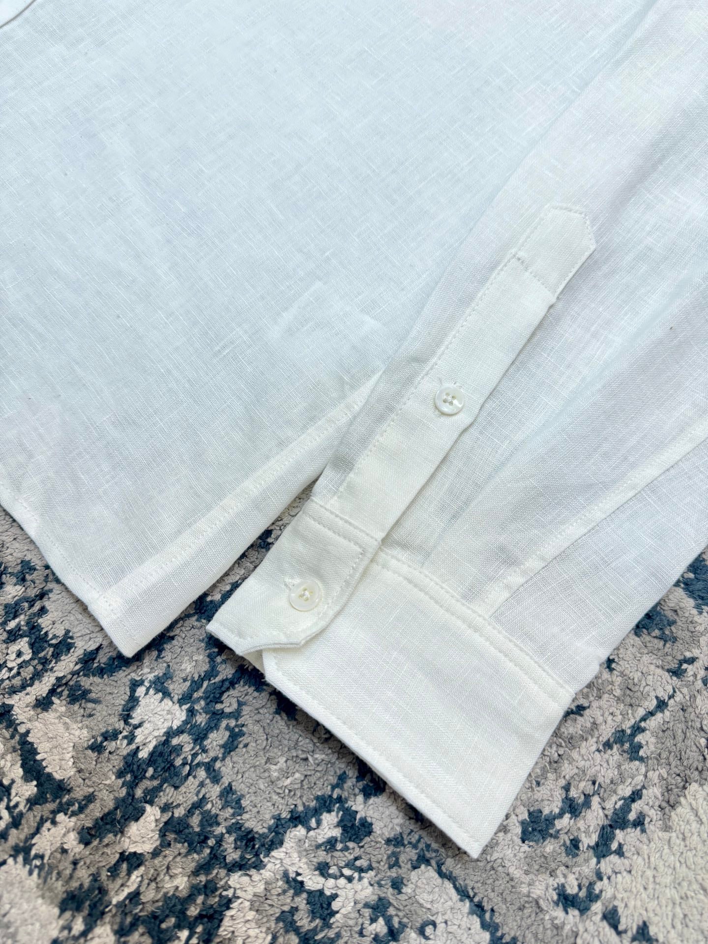 패치워크 린넨셔츠 (Patchwork Linen Shirt)