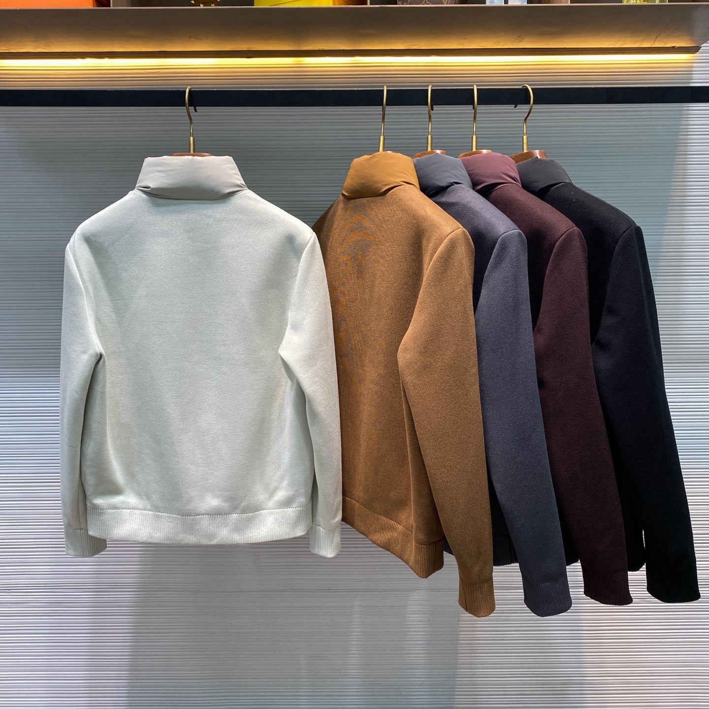 스탠드 칼라 다운 재킷 (stand collar down jacket)