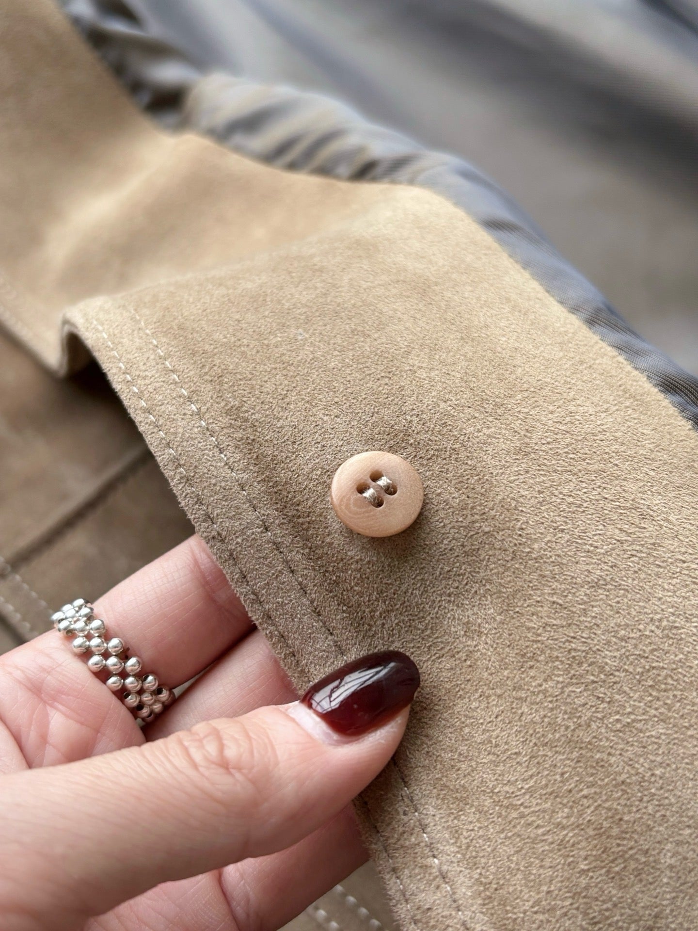 봄버 양가죽 자켓 (Bomber sheepskin jacket)