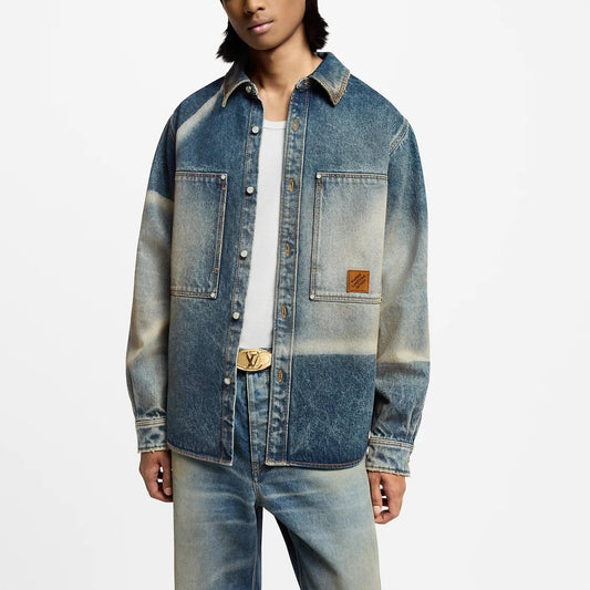 누벅 데님자켓 (nubuck denim jacket)