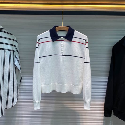 인타르시아 니트티 (Intarsia knit tee)