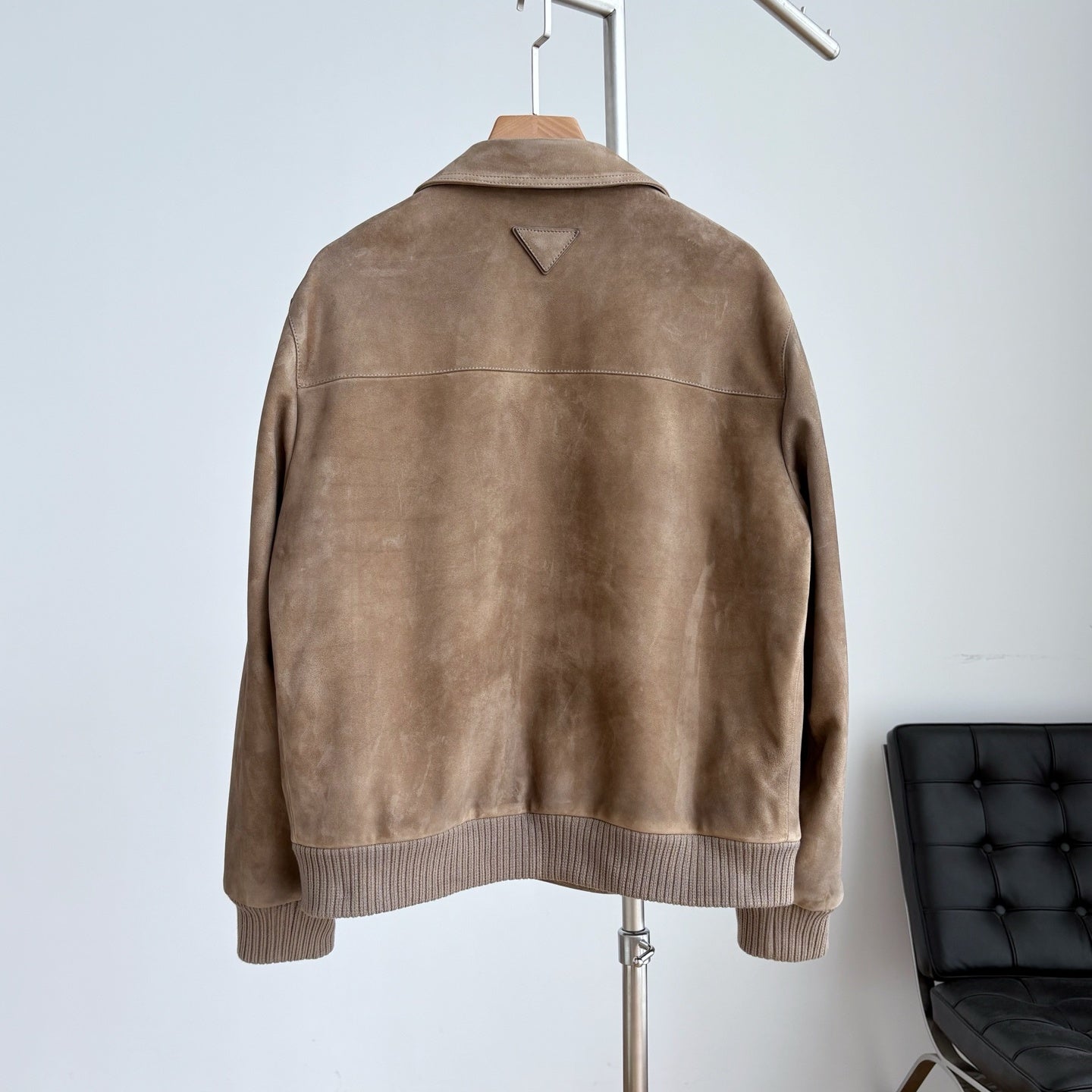 봄버 양가죽 자켓 (Bomber sheepskin jacket)