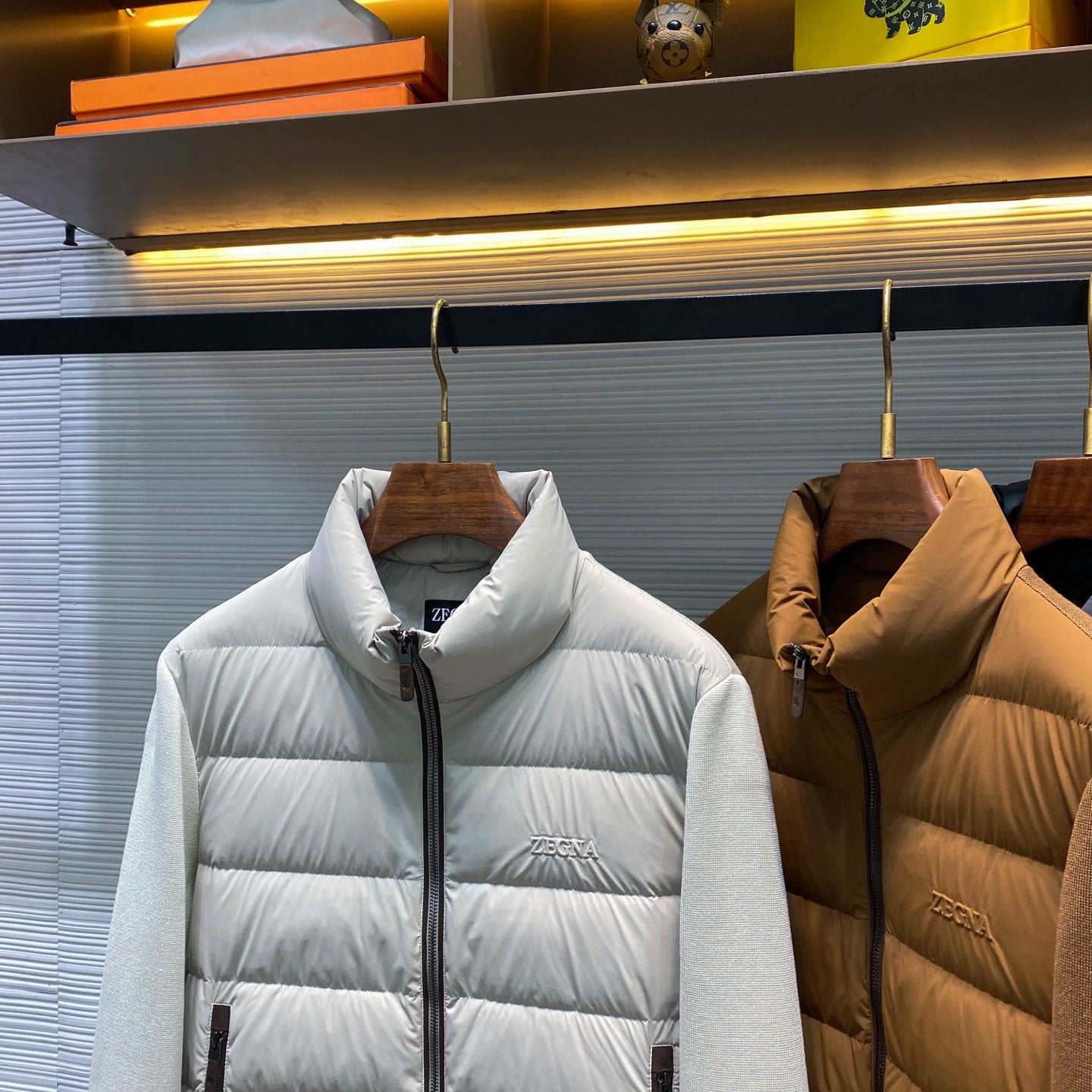 스탠드 칼라 다운 재킷 (stand collar down jacket)