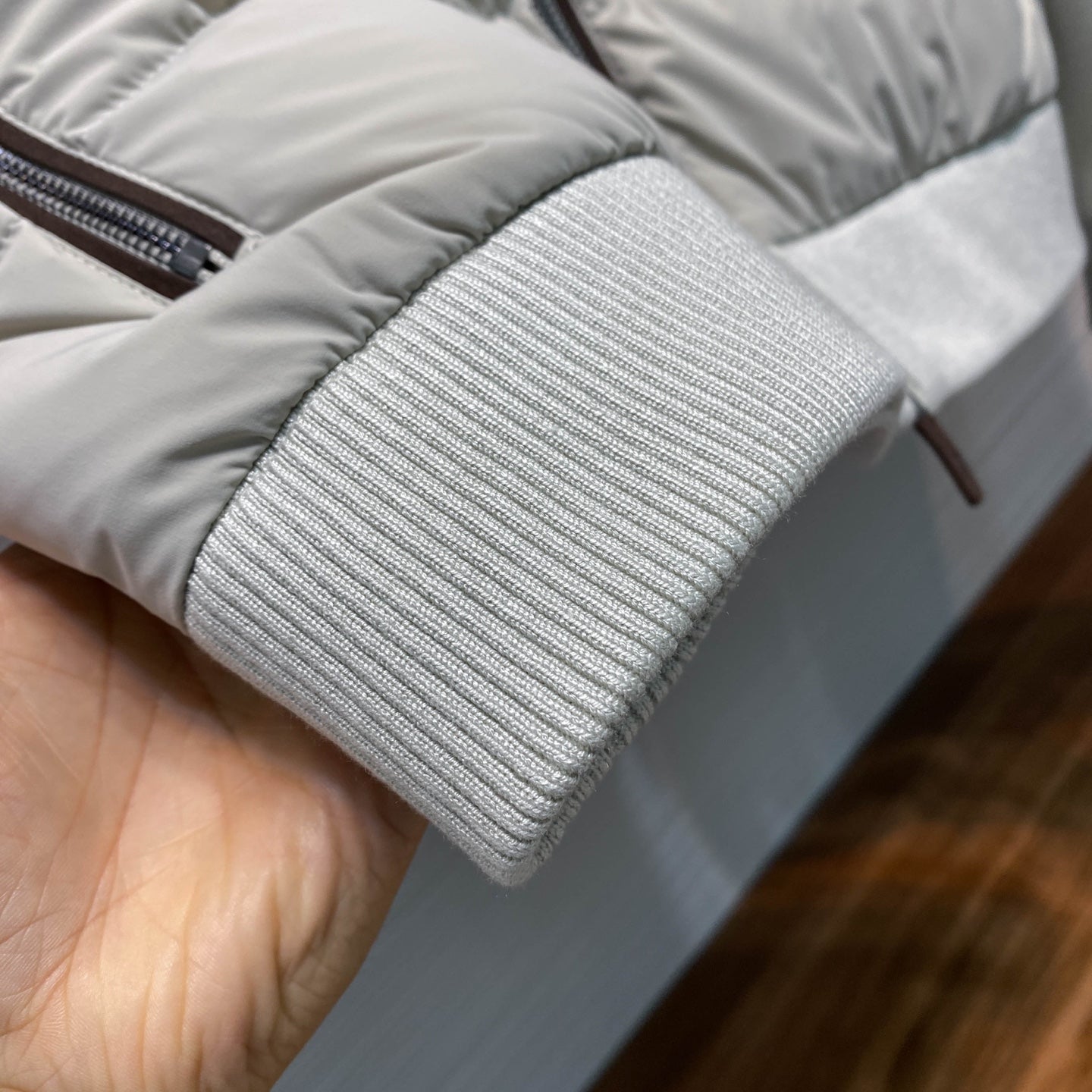 스탠드 칼라 다운 재킷 (stand collar down jacket)