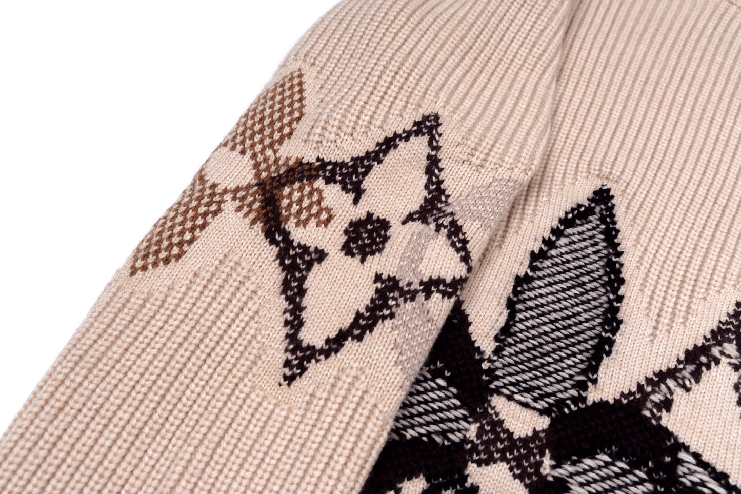 플로럴 니트티 (floral knit tee)