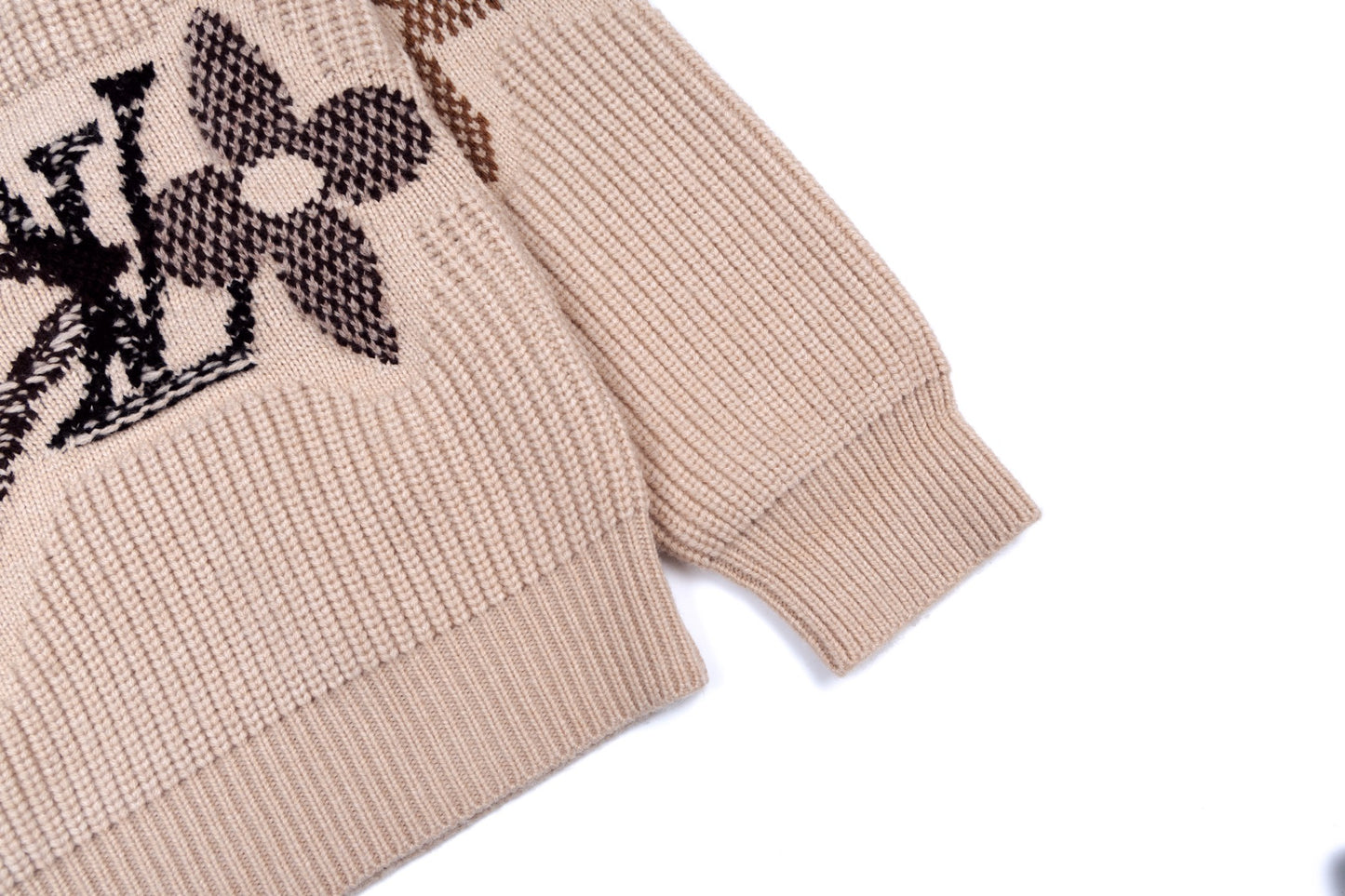 플로럴 니트티 (floral knit tee)