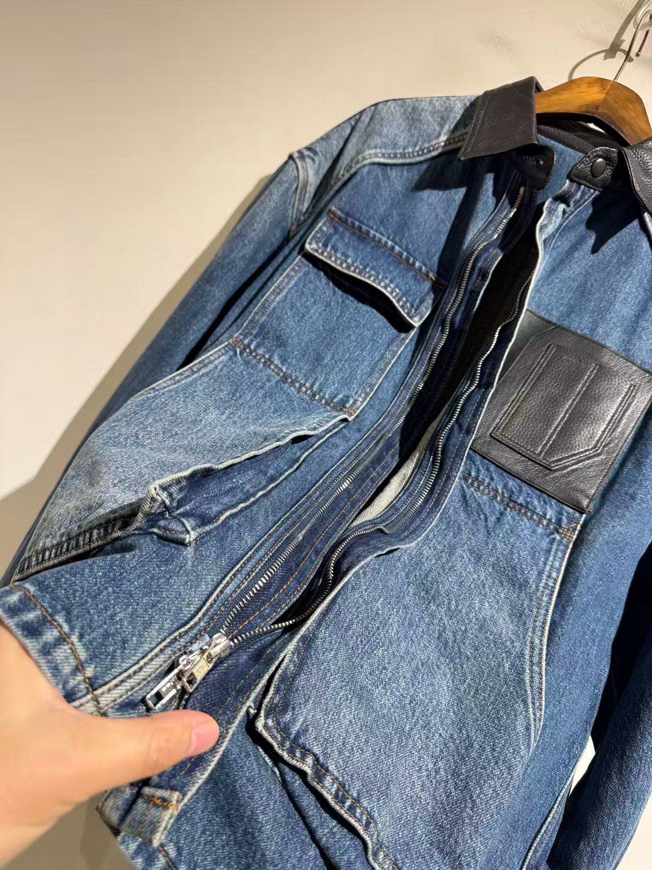 디스트레스트 루즈자켓 (Distressed loose jacket)