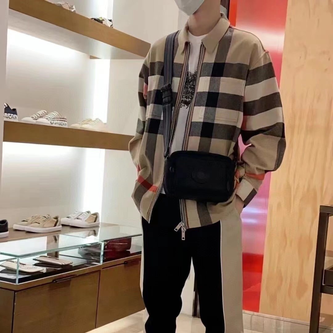 블렌드 체크자켓 (Blended check jacket)