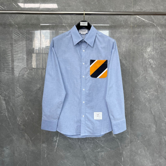 포인트 포켓셔츠 (point pocket shirt)