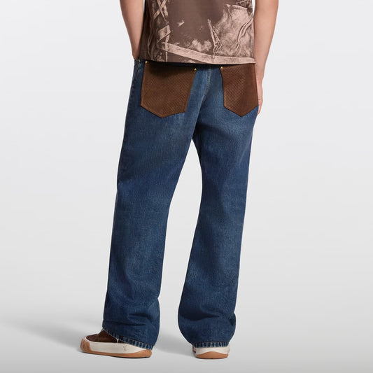 엠보싱 모노그램 청바지 (Embossed Monogram Jeans)