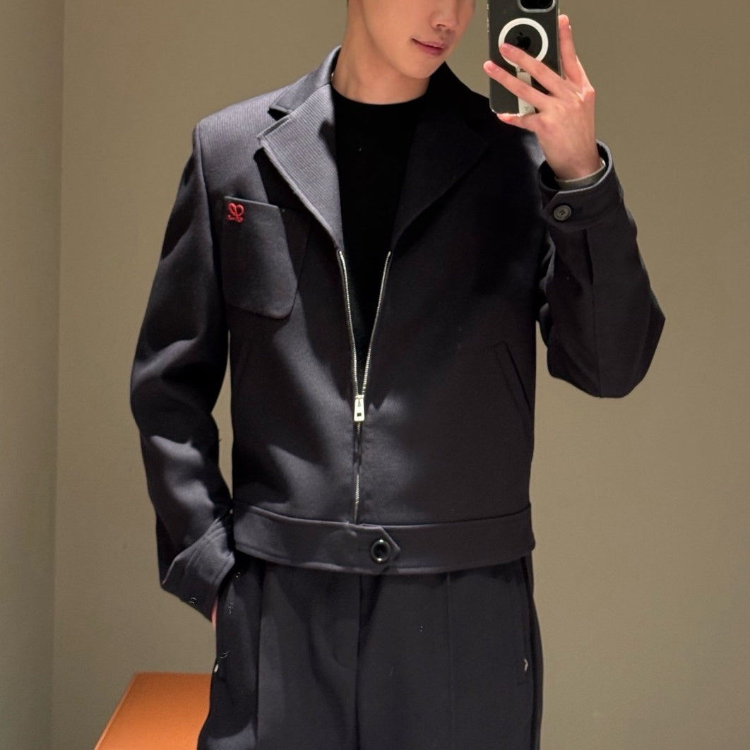 울 블렌드 수트 자켓 (Wool blend suit jacket)