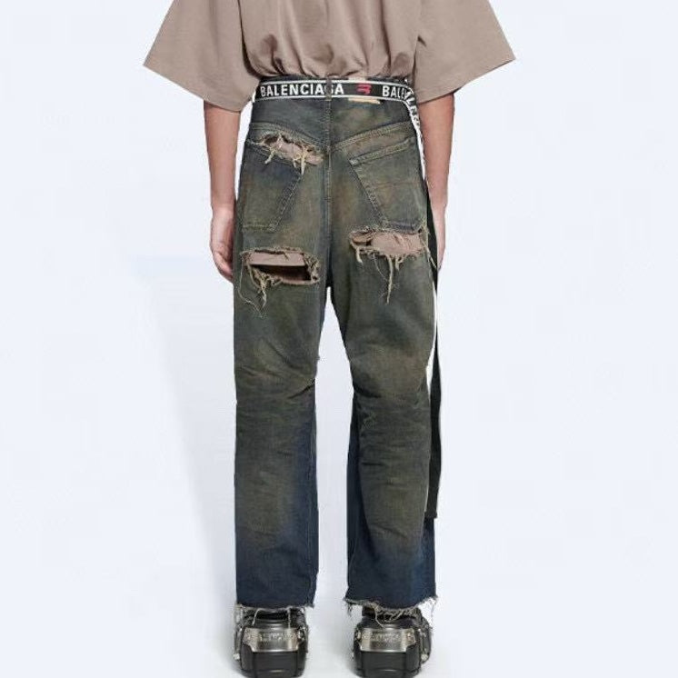 데미지 청바지 (damaged jeans)