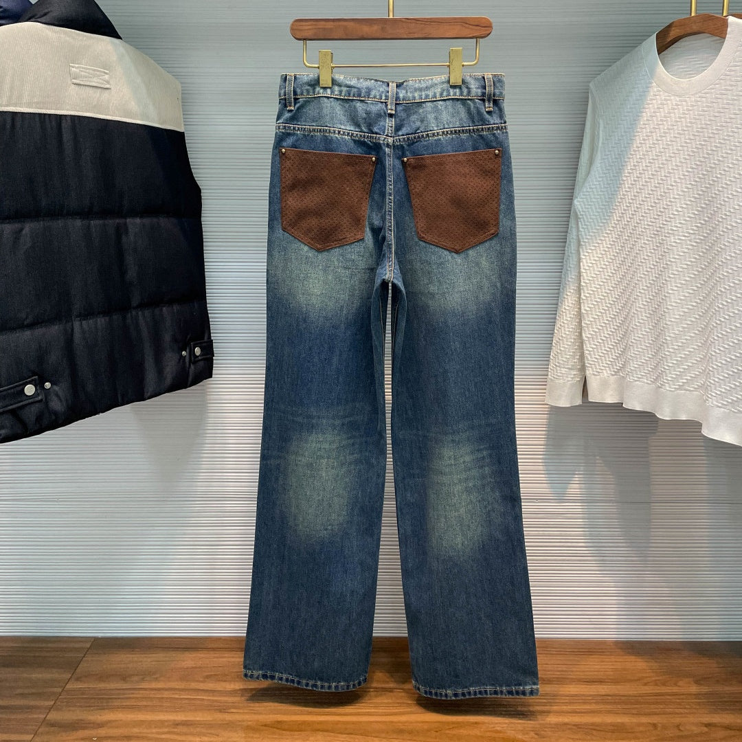 엠보싱 모노그램 청바지 (Embossed Monogram Jeans)