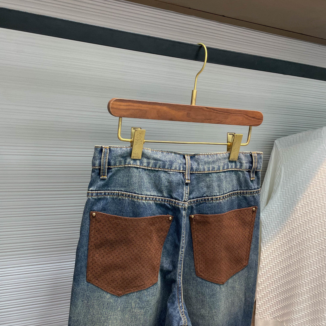 엠보싱 모노그램 청바지 (Embossed Monogram Jeans)