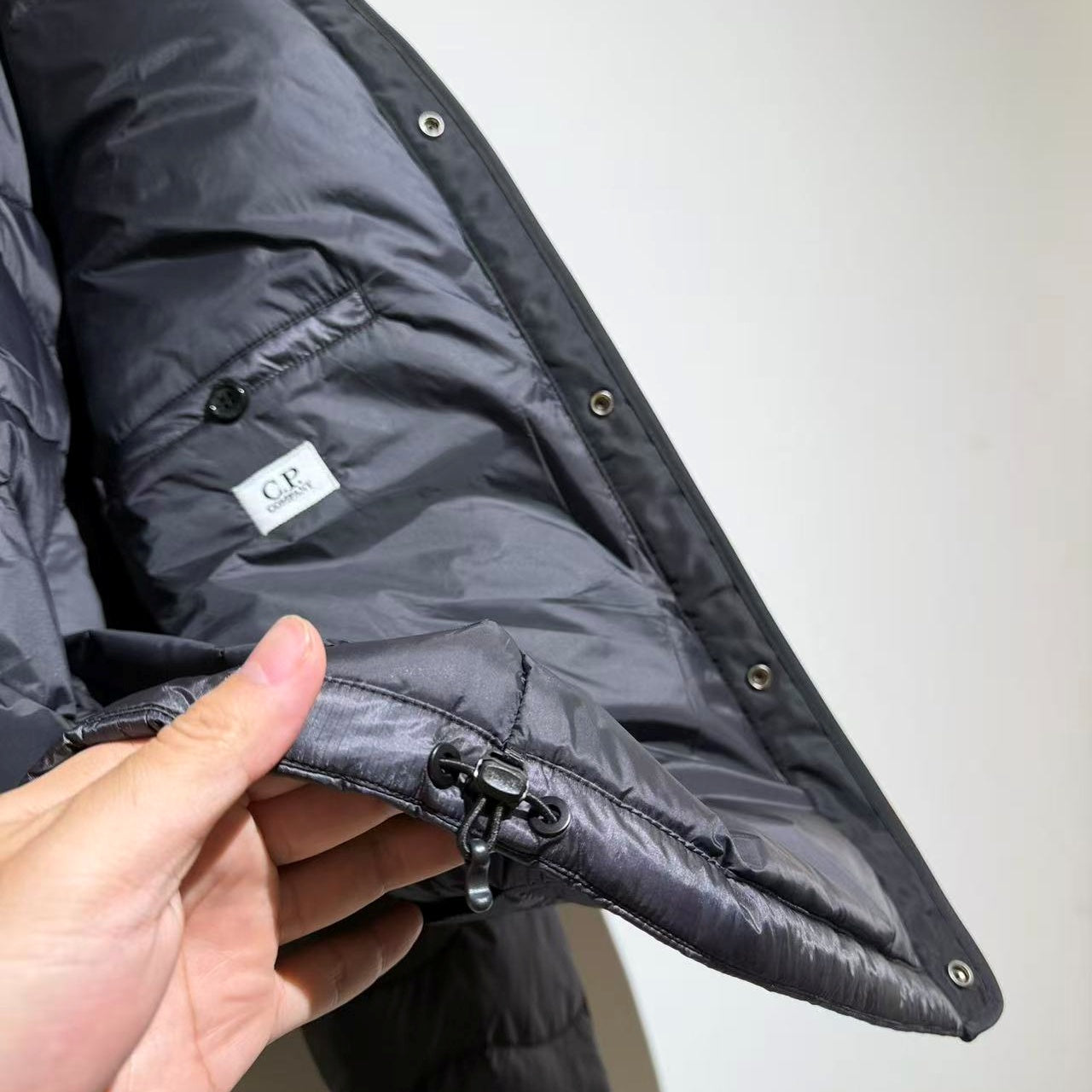 컬러블록 경량 다운 재킷 (Colorblock lightweight down jacket)