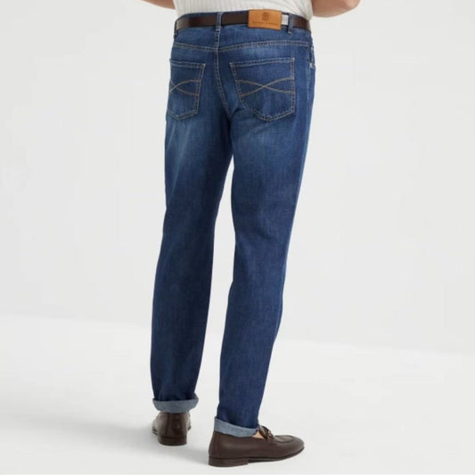 워시드 청바지 (washed jeans)