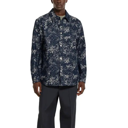 텍스처 데님자켓 (textured denim jacket)