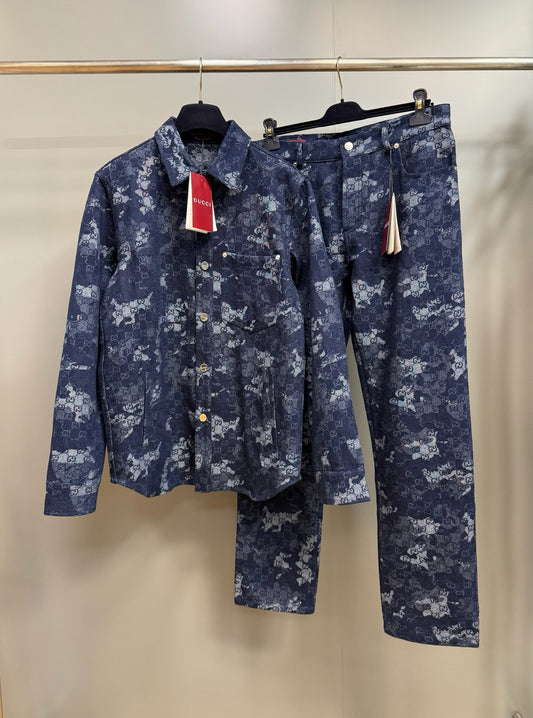 텍스처 청바지 (textured jeans)