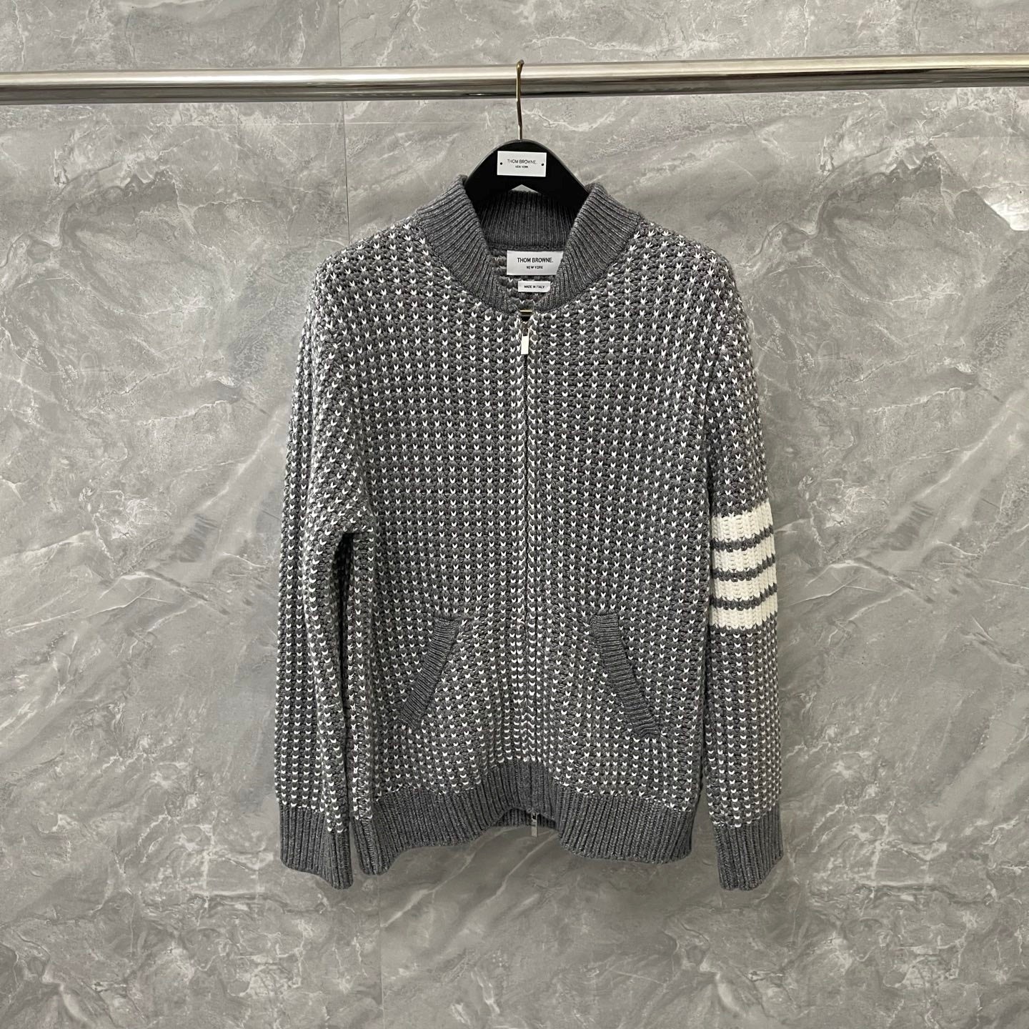 웨빙 지퍼가디건 (Webbing zipper cardigan)