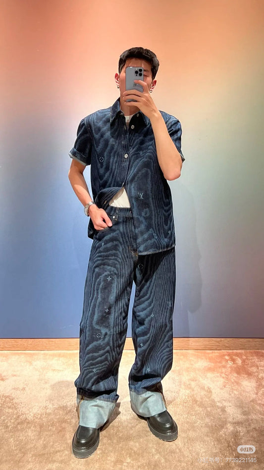 리버스 반팔남방 (Reverse short-sleeved shirt)